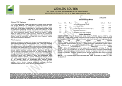 G&uuml;nl&uuml;k B&uuml;lten 24.02.2015