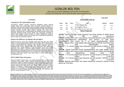 G&uuml;nl&uuml;k B&uuml;lten 27.02.2015