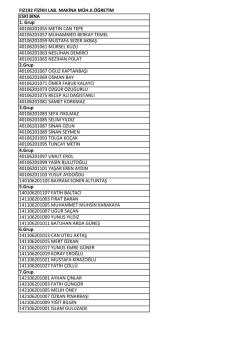 Makine M&uuml;h Gece A