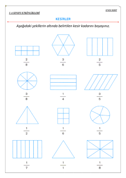 kesirleri ŞekİL.İLE g&Ouml;sterme