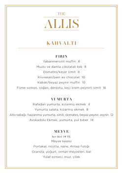 kahvaltı - The Allis Istanbul