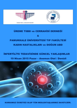 İnfertilite Tedavisinde G&uuml;ncel Yaklaşımlar