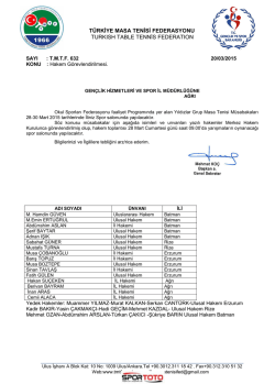 28-30 Mart 2015 Yıldızlar Okul -Ağrı