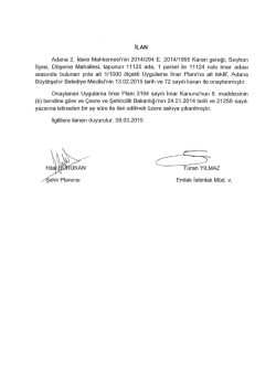 D&ouml;şeme Mahallesi Uygulama İmar Planı