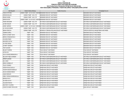 T.C. SAĞLIK BAKANLIĞI T&Uuml;RKİYE KAMU HASTANELERİ KURUMU