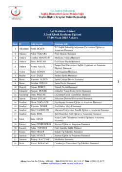 Katılımcı Listesi-Asil - TİG