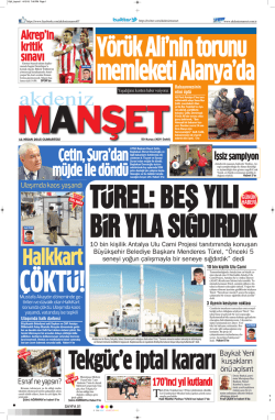 &Ccedil;etin, Şura`dan m&uuml;jde ile d&ouml;nd&uuml;