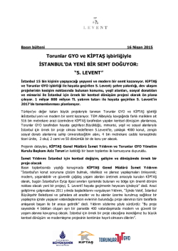 5. LEVENT - Torunlar GYO