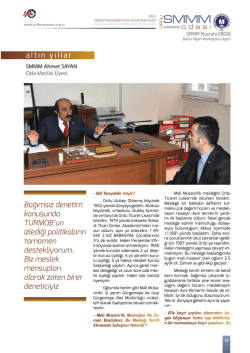 Ahmet Sayan - Ordu SMMM