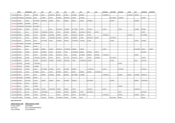 Kadın Doğum Polikliğini Aylık Hekim &Ccedil;alışma Takvimi