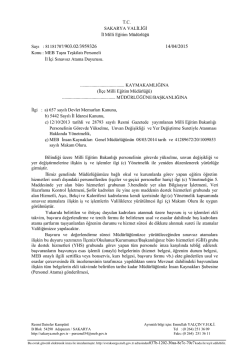 İl İ&ccedil;i Sınavsız Atama Duyurusu - Erenler İl&ccedil;e Milli Eğitim M&uuml;d&uuml;rl&uuml;ğ&uuml;