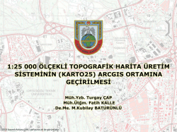 Karto25 Harita Üretim Sistemi