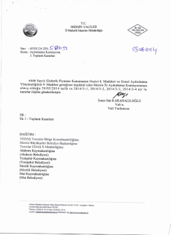 AMASYA İLİ PROTOKOL LİSTESİ