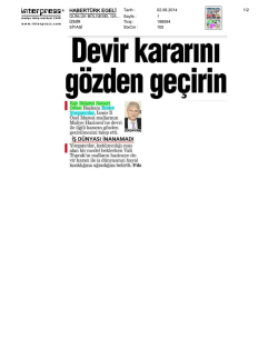 19 Mart - 1 Nisan 2015