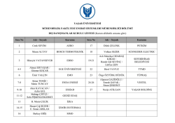 B&uuml;t&ccedil;e Giderlerinin Kurumsal Sınıflandırılması