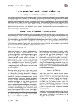 KONU=02 DORSAL LUMBOTOM&Uuml;