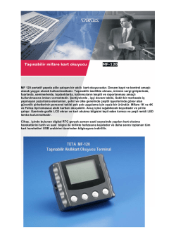 Taşınabilir mifare kart okuyucu MF-120 RF