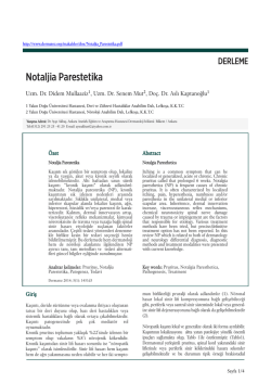 Notaljia Parestetika