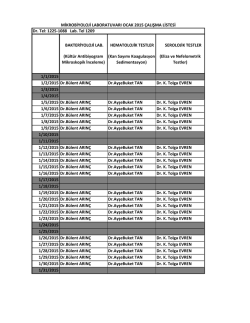 MIKROBIYOLOJI OCAK 2015.xlsx