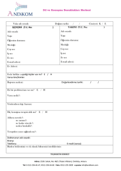 Yetişkinler için olan GÖRÜŞME FORMU indir