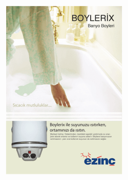 BOYLERIX BANYO BOYLERLERİ