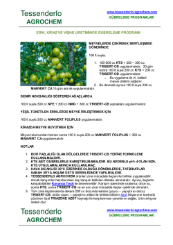 Pdf Olarak İndir - tessenderlo agrochem