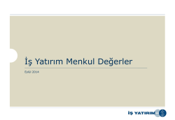 Kurumsal Finansman Sunumu