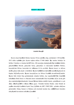 Bozova - Şanlıurfa İl Kültür ve Turizm Müdürlüğü