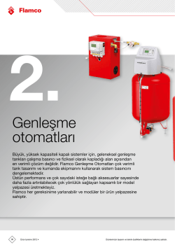 Basın&ccedil; ve genleşme otomatları