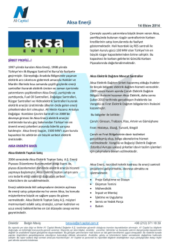 aksa enerjı aksen
