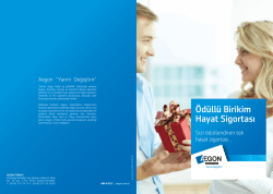 &Ouml;d&uuml;ll&uuml; Birikim Hayat Sigortası Broş&uuml;r&uuml;