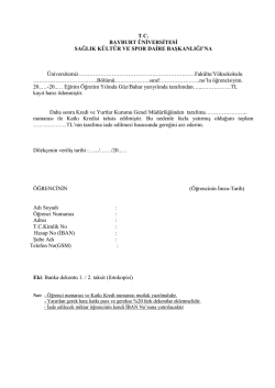 Katkı Kredisi &Ccedil;ıkan &Ouml;ğrenciler i&ccedil;in