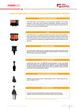 mobil ve end&uuml;striyel uygulamalar i&ccedil;in elektronik