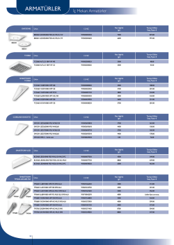 g&uuml;ncel fiyat listesi
