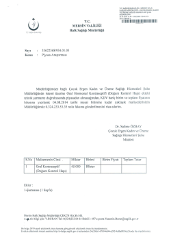 G) - Mersin Sağlık M&uuml;d&uuml;rl&uuml;ğ&uuml;