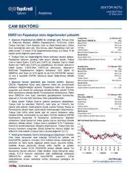 CAM SEKT&Ouml;R&Uuml; - Yapı Kredi Yatırım