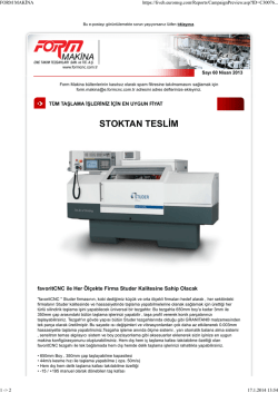 form makina e-b&uuml;lten 60 &ndash; studer