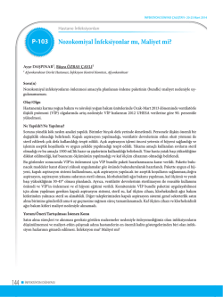 Nozokomiyal İnfeksiyonlar mı, Maliyet mi?