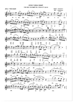 Hicaz-Yine neşei muhabbet dil&uuml; canım etti şeyda