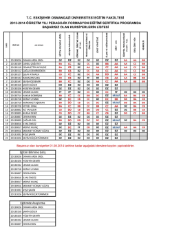 tc eskişehir osmangazi &uuml;niversitesi eğitim fak&uuml;ltesi 2013-2014