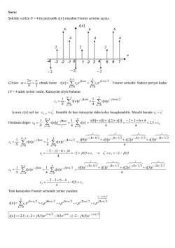 Sinyaller ve Sistemler örnek bir soru