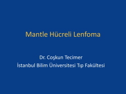 Mantle h&uuml;creli lenfoma