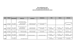 2014_2015_kirtasiye listesi - Darüşşafaka Eğitim Kurumları