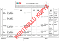 &ouml;z değerlendirme planı