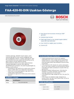 FAA-420-RI-DIN Uzaktan G&ouml;sterge