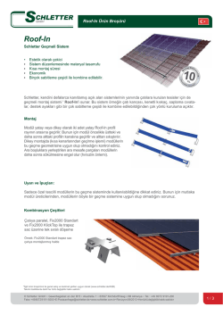 Roof-In - Schletter GmbH