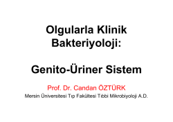 Olgularla Klinik Bakteriyoloji: Genito