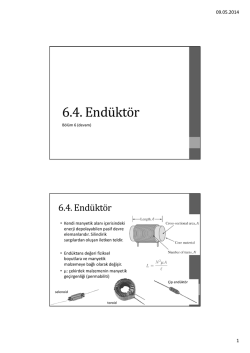 6.4. End&uuml;kt&ouml;r
