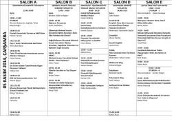 05 K A SIM 2014, &Ccedil;A R ŞA M B A - 2. Ulusal &Uuml;rolojik Cerrahi Kongresi