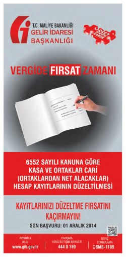 Kasa ve Ortaklar Cari Hesap